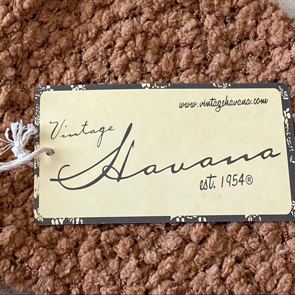 💐HOST PICK💐 NWT Vintage Havana Popcorn Texture Knit Top - Picture 6 of 15